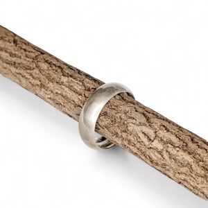 HALF DOLLAR Vintage Ring Sterling Silver Franklin Coin Band 9.5 Rare